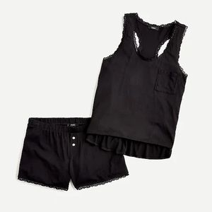 ✨NWT✨J. CREW // Pajama tank set in Pima cotton